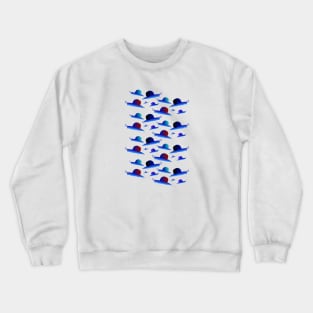 Colorful Snail Pattern Crewneck Sweatshirt